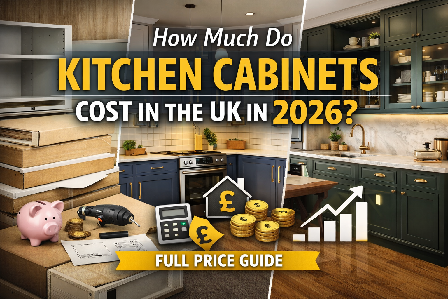 How Much Do Kitchen Cabinets Cost in the UK in 2026?