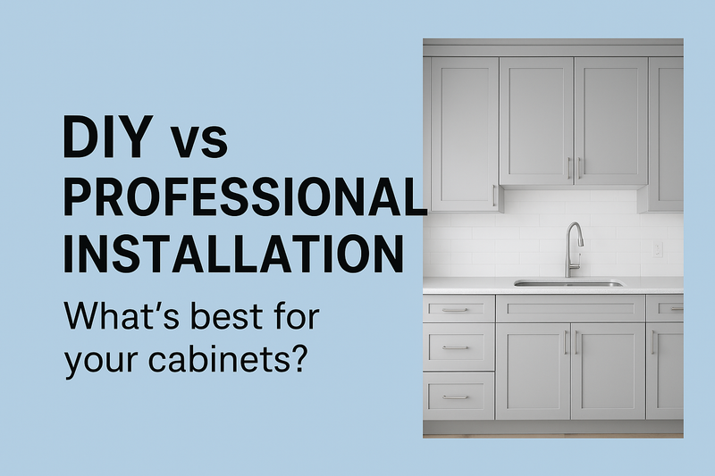 DIY vs Professional Installation: What’s Best for Your Kitchen Cabinets?