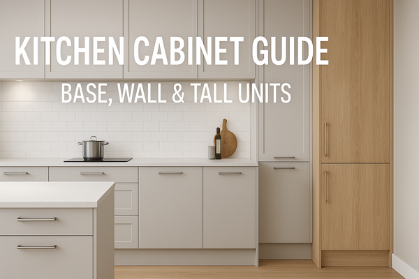 Choosing the Perfect Kitchen Cabinets: A Guide to Base, Wall, and Tall Units