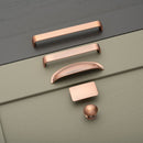 Camden Oval Knob Antique Copper
