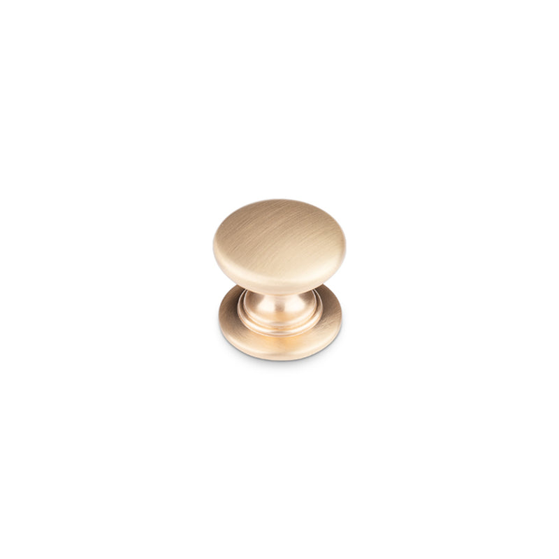 Windsor Round Knob Champagne Gold