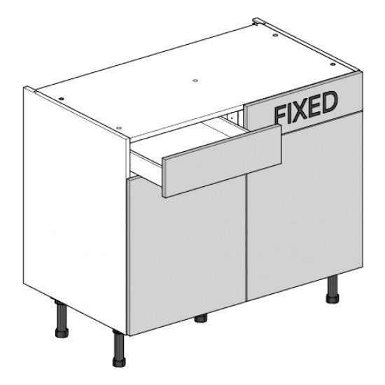 1000 1-Drawer Double Base Cabinet (Left)