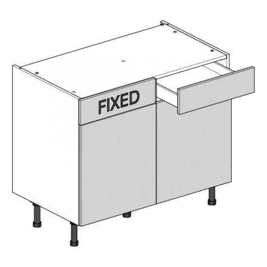 1000 1-Drawer Double Base Cabinet (Right)