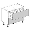 1000 3-Drawer Base Cabinet with Inner Cutlery Drawer