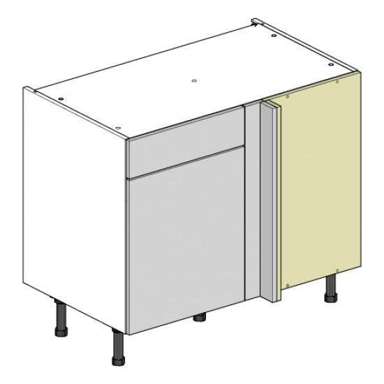 1000 Drawerline Corner Base Cabinet with 500 Door & Drawer (Right)