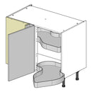 1000 Highline Corner Base Cabinet (Left) with 500 Door & Nuvola Corner Storage