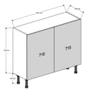 1000 Slim Base Cabinet