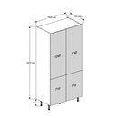 1000 Standard Double Larder Cabinet