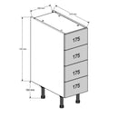 300 4-Drawer Base Cabinet