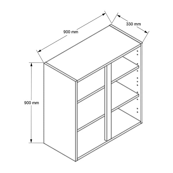900mm Tall Wall Cabinet
