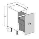 400 Highline Base Cabinet with Standard Bin