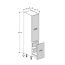 400 Standard Larder Cabinet with 3 Inner Drawers