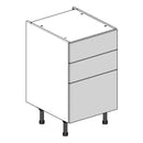 500 3-Drawer Base Cabinet (Contemporary)