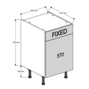 500 Dummy Drawerline Base Cabinet