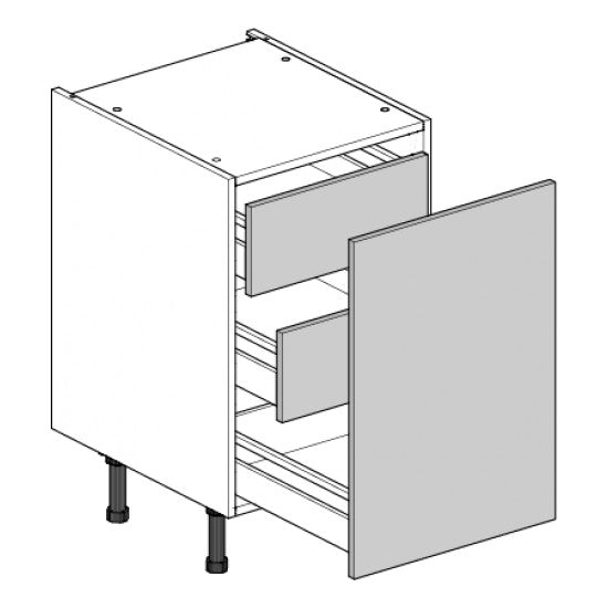 500 Highline Base Cabinet with 3-Inner Drawers