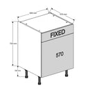 600 Dummy Drawerline Base Cabinet