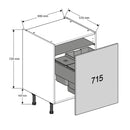 600 Highline Base Cabinet with Standard Bin