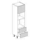 600 Tall Height Single Oven Housing Cabinet & 450 Microwave with 2-Drawers