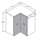 650 Corner Wall Cabinet