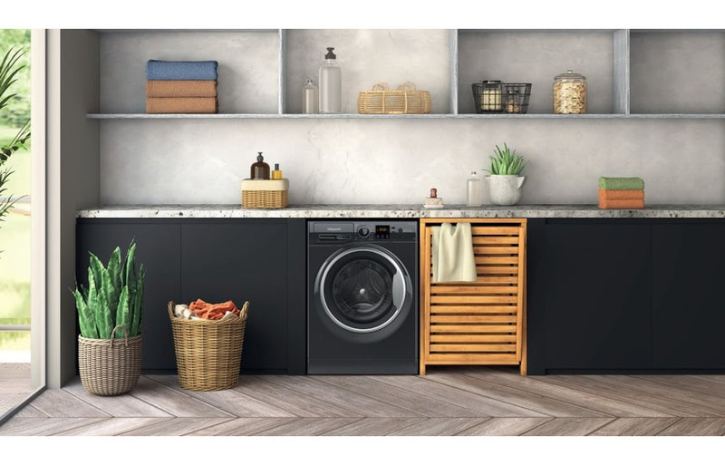 Hotpoint NSWF 946 BS UK F/S 9kg 1400rpm Washing Machine - Black