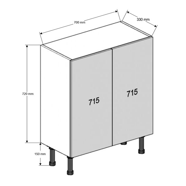 700 Slim Base Cabinet