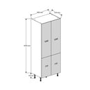 800 Standard Double Larder Cabinet