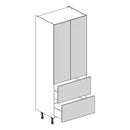 800 Standard Double Larder Cabinet with 2-Pan Drawers