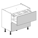900 3-Drawer Base Cabinet with Inner Cutlery Drawer