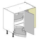 900 Highline Corner Base Cabinet (Right) with 450 Door & Nuvola Corner Storage