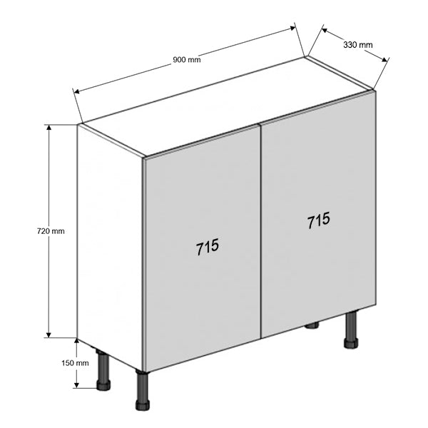 900 Slim Base Cabinet