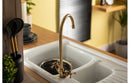 Abode Burford Monobloc Mixer Tap - Antique Brass