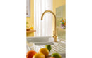 Abode Globe Monobloc Mixer Tap - Brushed Brass