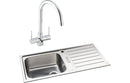 Abode Neron 1B Inset Stainless Steel Sink & Nexa Tap Pack