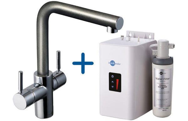 InSinkErator 3N1 L Shape Tap Neo Tank & Filter Pack - Anthracite