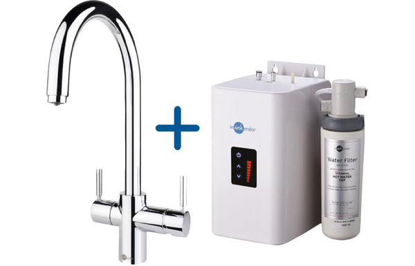 InSinkErator 3N1 J Shape Tap Neo Tank & Filter Pack - Chrome