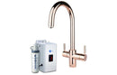 InSinkErator 3N1 J Shape Tap Neo Tank & Filter Pack - Rose Gold