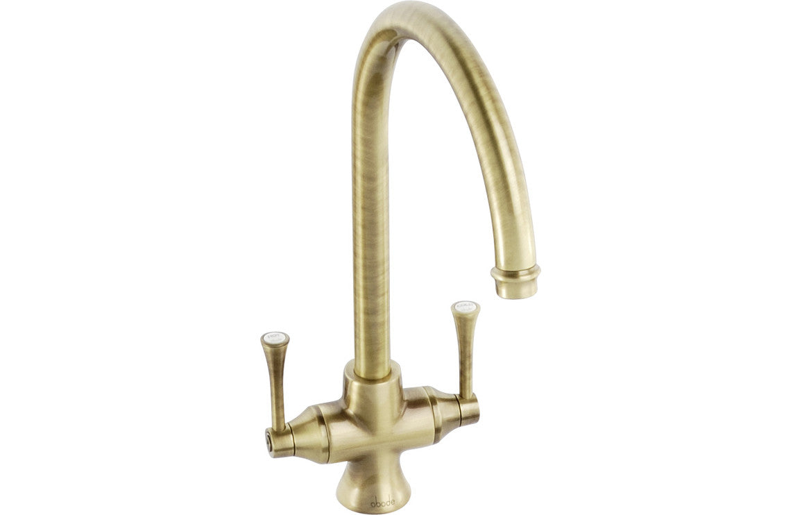 Abode Gosford Monobloc Mixer Tap - Antique Brass UK