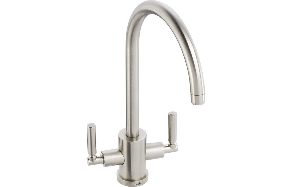 Abode Atlas Monobloc Mixer Tap - Brushed Nickel UK