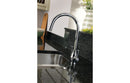 Abode Xcite 1.5B & Drainer Granite Inset Sink - Grey Metallic