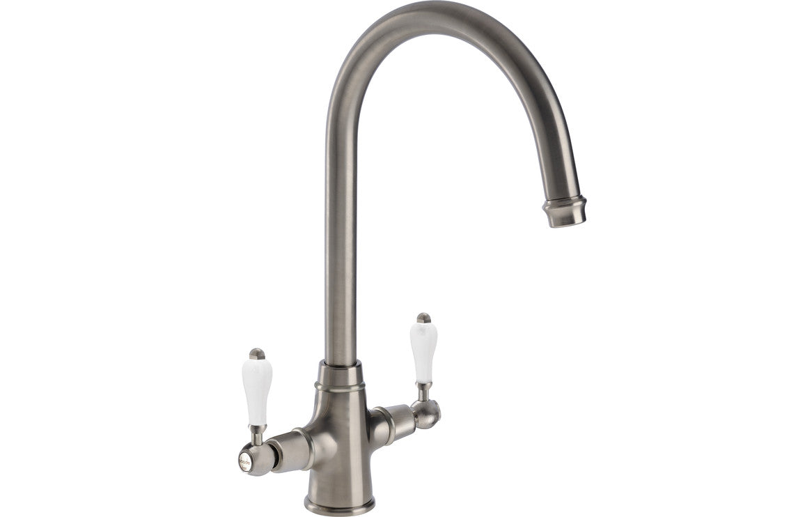 Abode Ludlow Monobloc Mixer Tap - Brushed Nickel UK