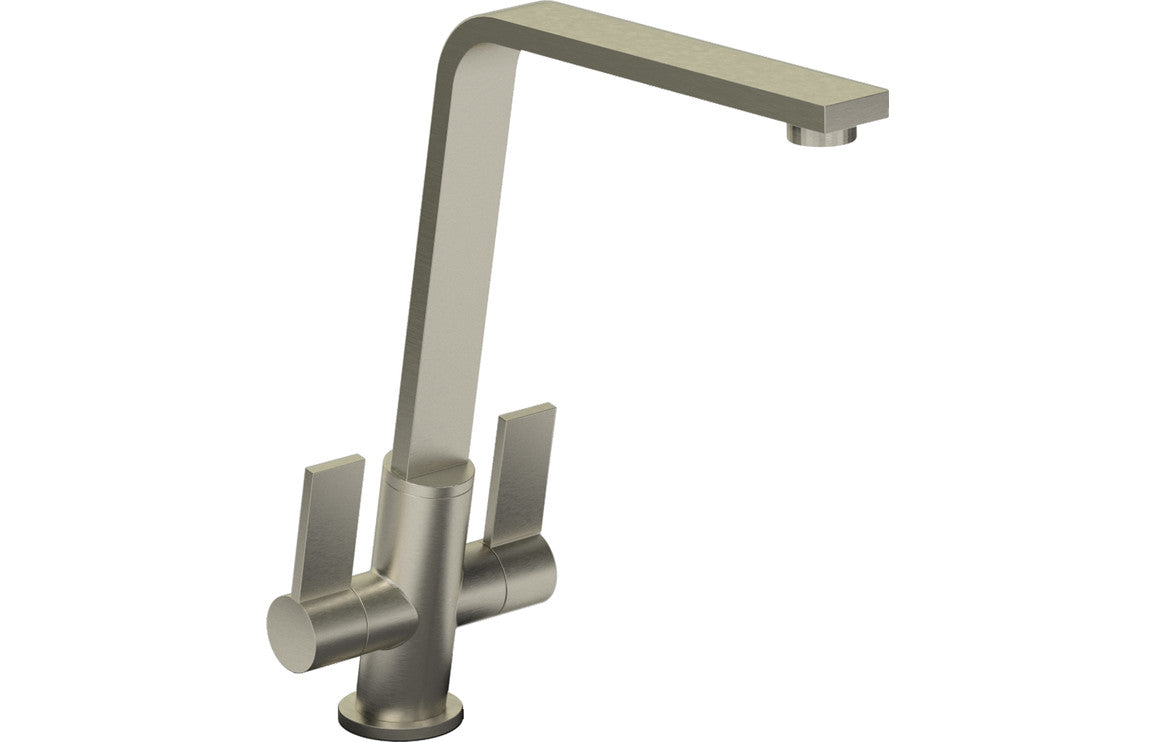 Abode Linear Flair Monobloc Mixer Tap - Brushed Nickel UK