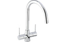 Abode Connekt 1.5B Inset Stainless Steel Sink & Nexa Tap Pack