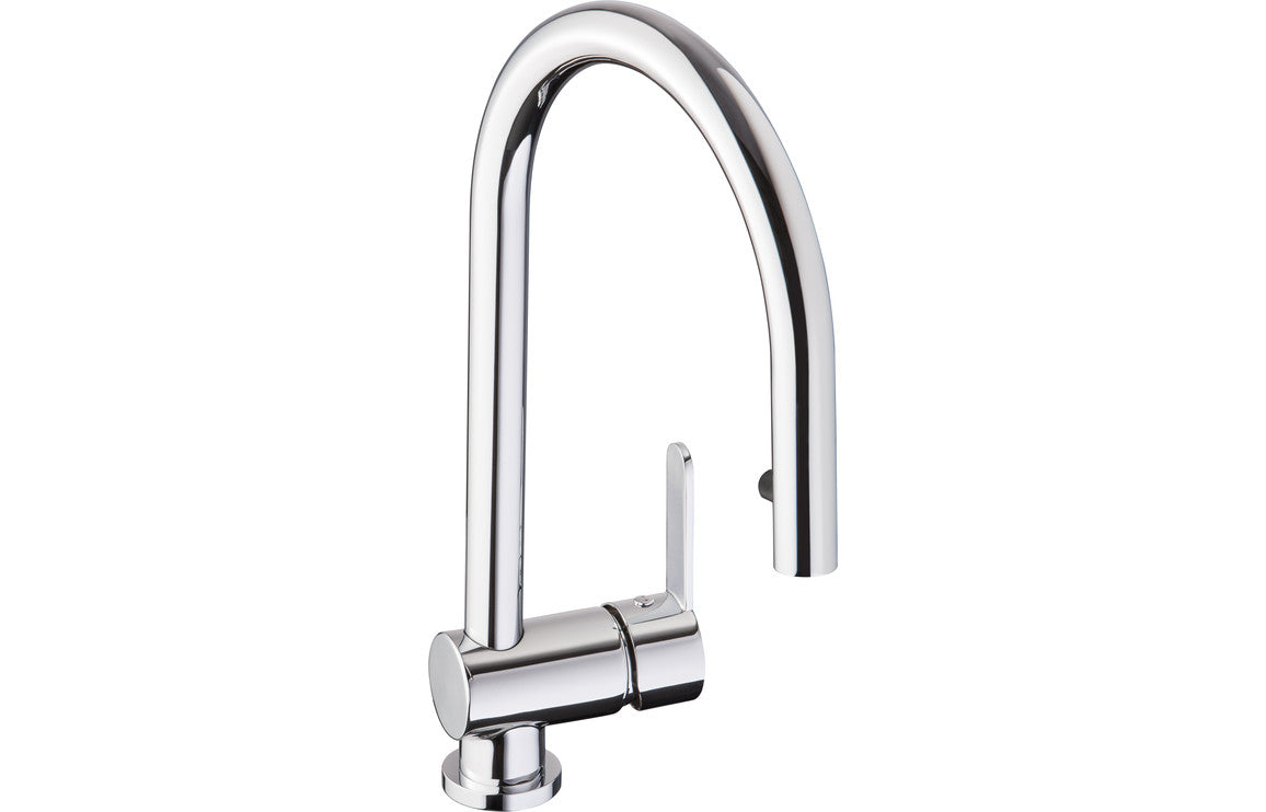 Abode Czar Single Lever Mixer Tap with Pull Out - Chrome UK