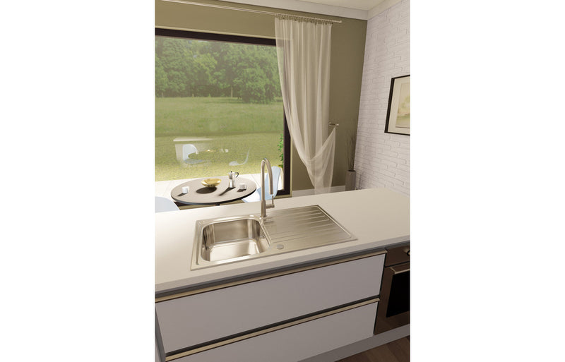 Abode Althia Mixer Tap with Pull Out - Brushed Nickel