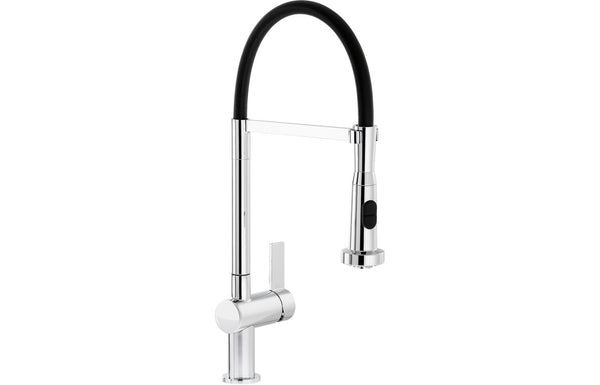 Abode Ophelia Semi Professional Mixer Tap with Pull Out - Chrome