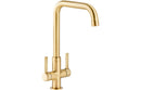 Abode Pico Quad Monobloc Mixer Tap - Brushed Brass