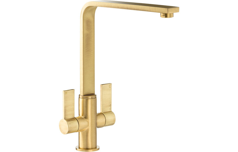 Abode Quantic Monobloc Mixer Tap - Brushed Brass
