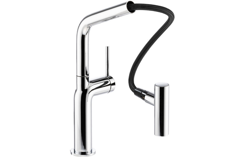 Abode Tubist T Single Lever Mixer Tap with Pull Out - Chrome