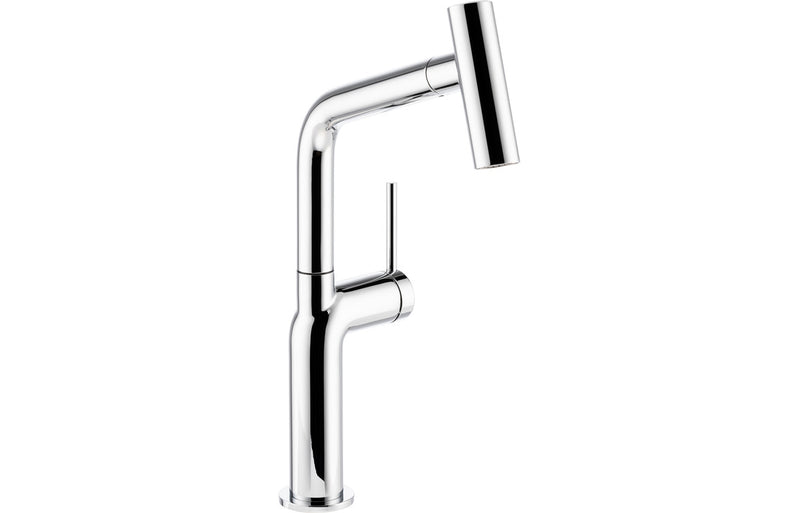 Abode Tubist T Single Lever Mixer Tap with Pull Out - Chrome