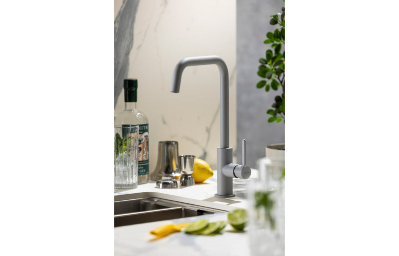 Abode Althia Single Lever Mixer Tap - Scandi Grey